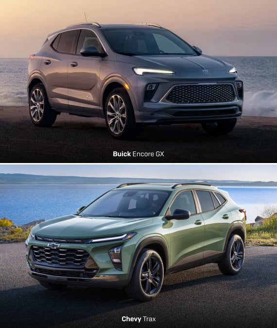 2026 Buick Encore GX vs. Chevrolet Trax Specs
